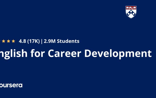 Okładka kursu English for Career Development