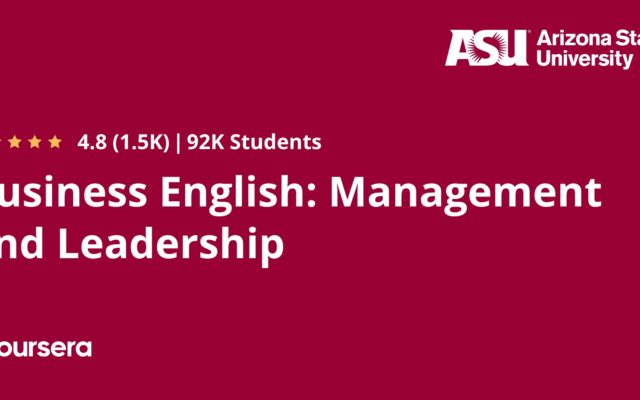 Okładka kursu Business English: Management and Leadership