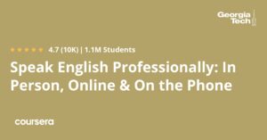 Okładka kursu Speak English Professionally: In Person, Online & On the Phone