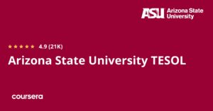 Okładka kursu ASU TESOL Professional Certificate
