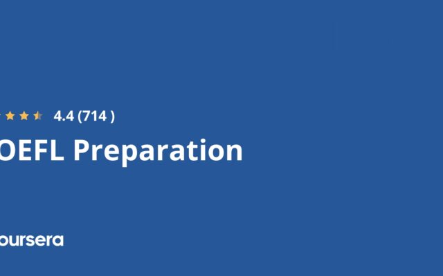 Okładka kursu TOEFL Preparation Specialization