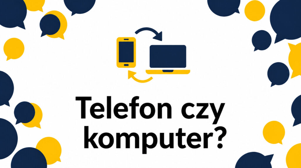 Nauka języka na telefonie czy komputerze – który format sprawdza się lepiej?
