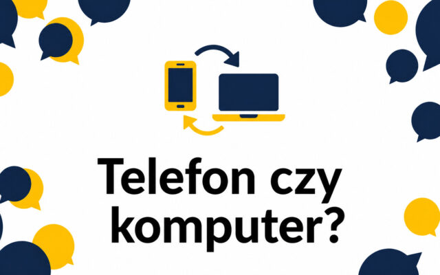 Nauka języka na telefonie czy komputerze – który format sprawdza się lepiej?
